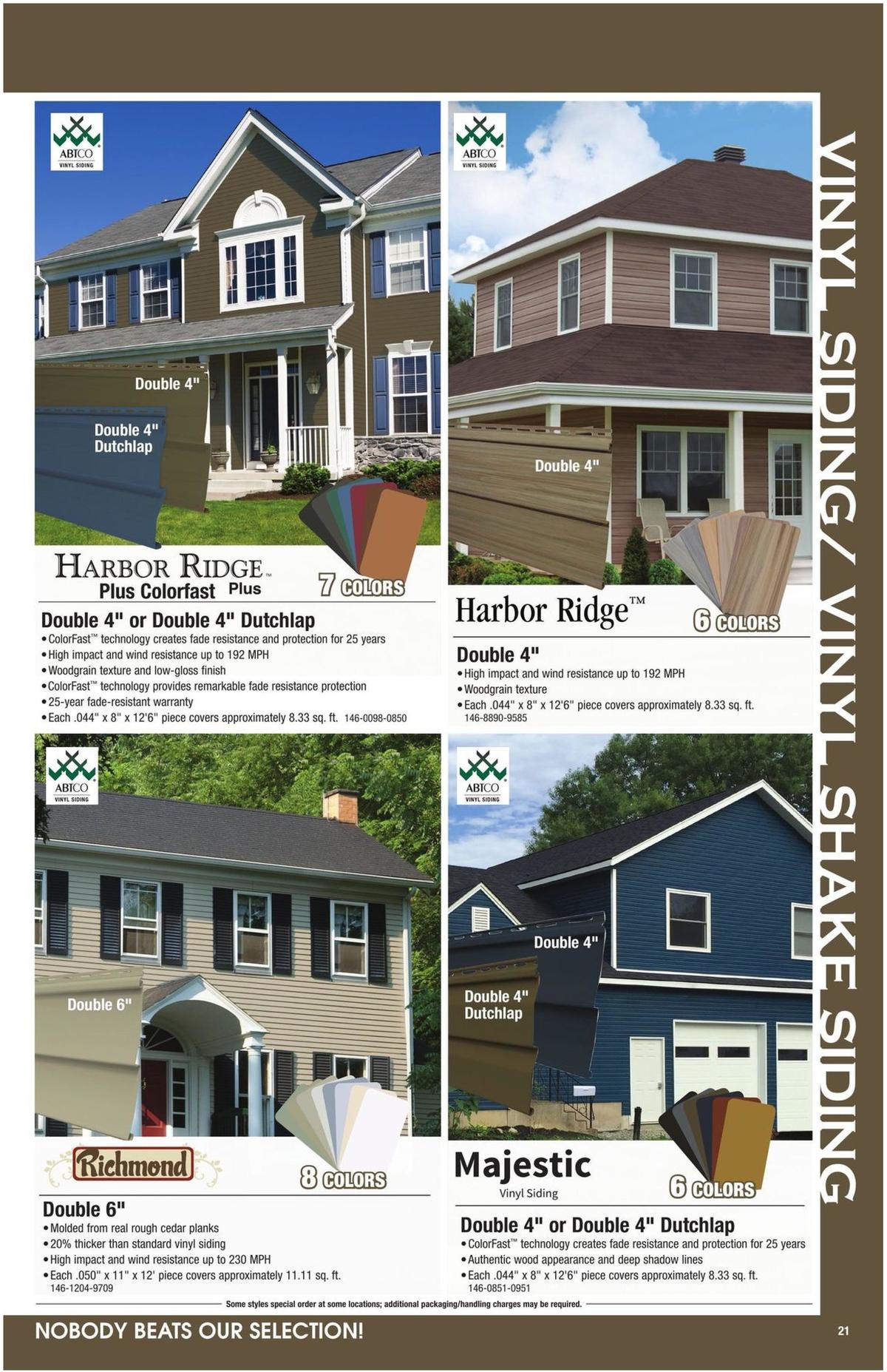 Menards Roofing & Siding Catalog Weekly Ad from August 11