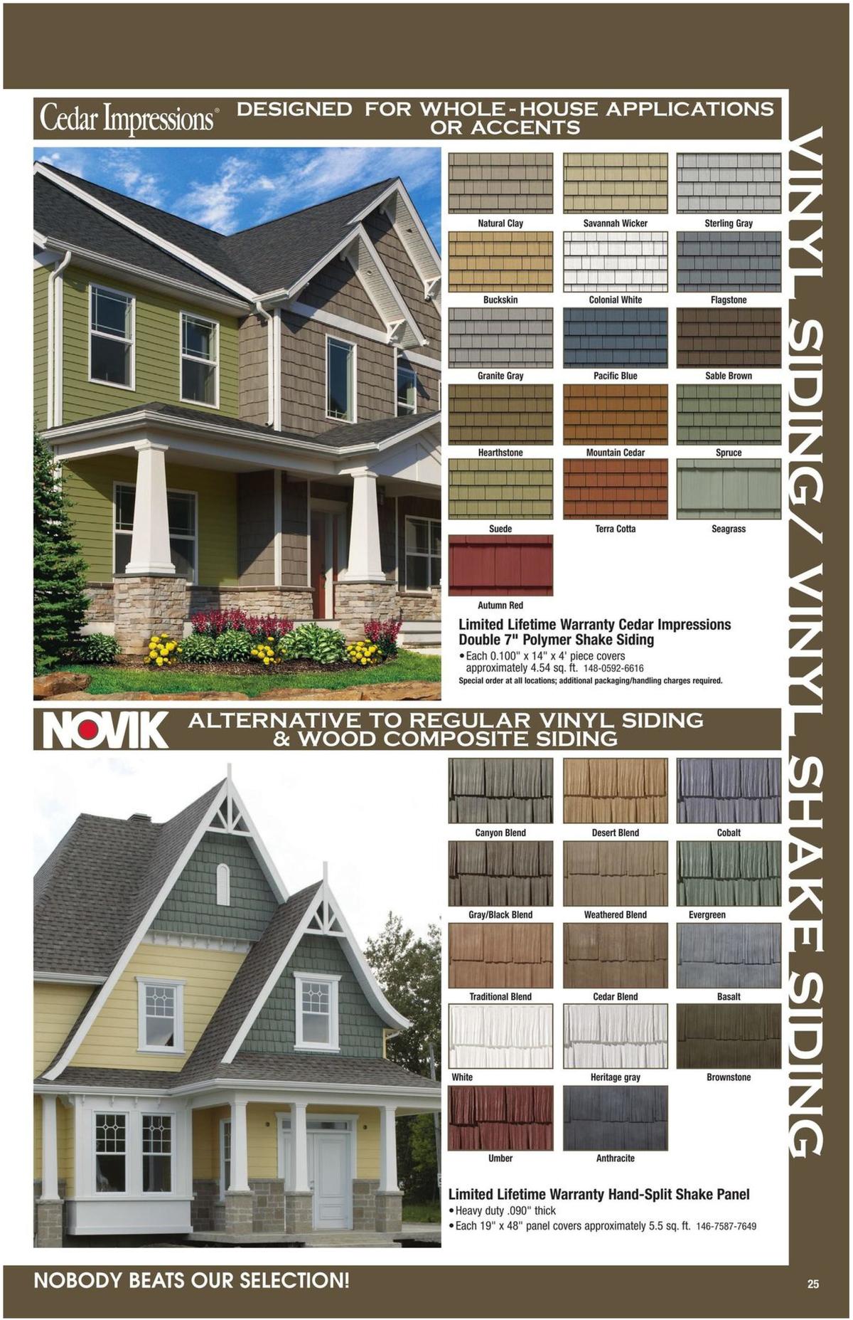 Menards Roofing & Siding Catalog Weekly Ad from August 11