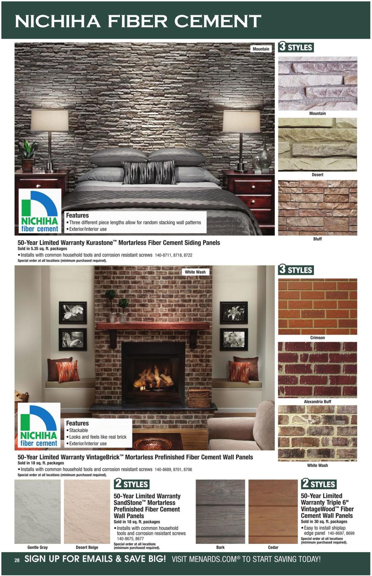 Menards Roofing & Siding Catalog Weekly Ad from August 11