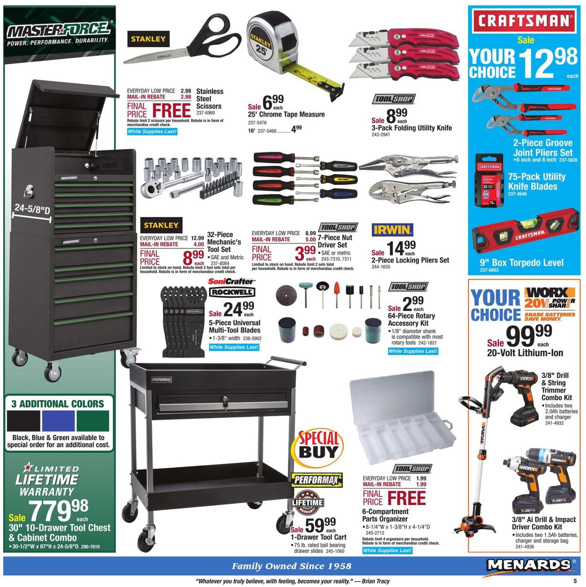 Menards Weekly Ad from August 18