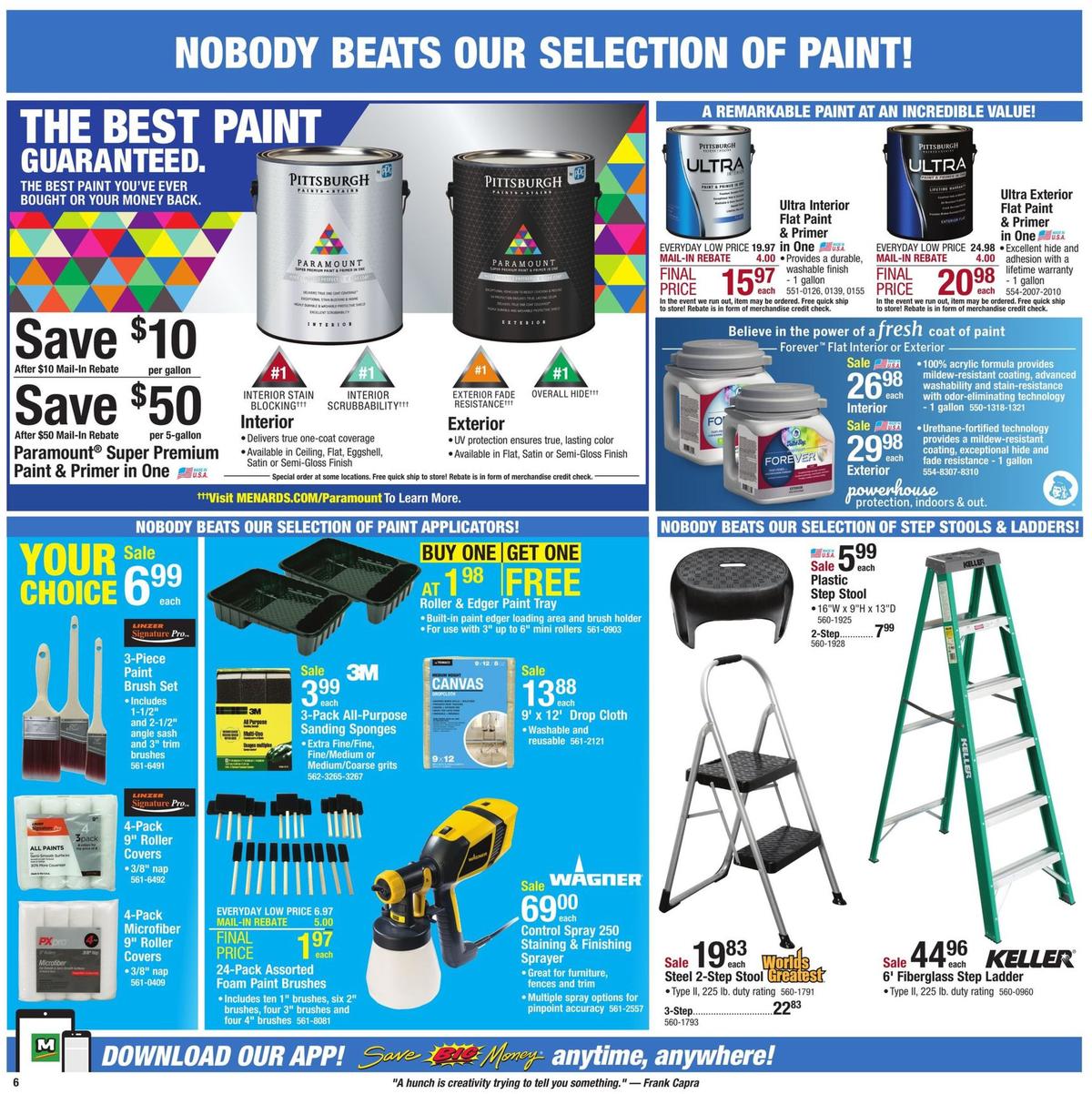 Menards Weekly Ad from August 18