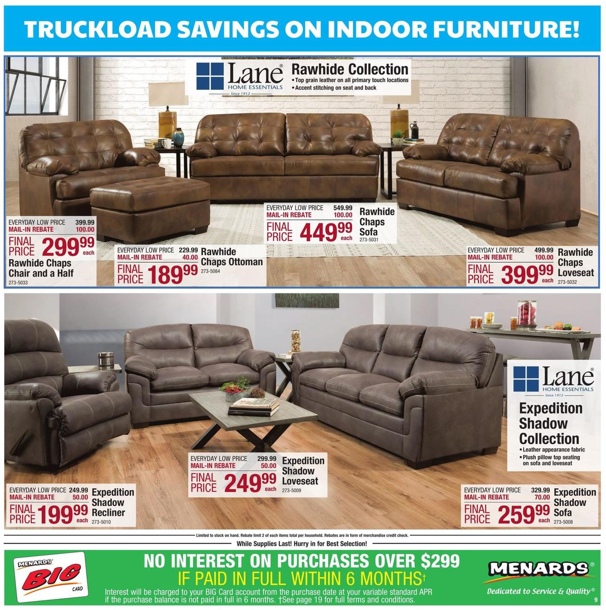 Menards Weekly Ad from August 18