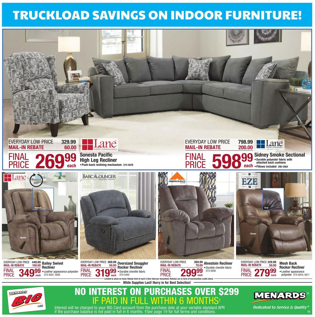 Menards Weekly Ad from August 18