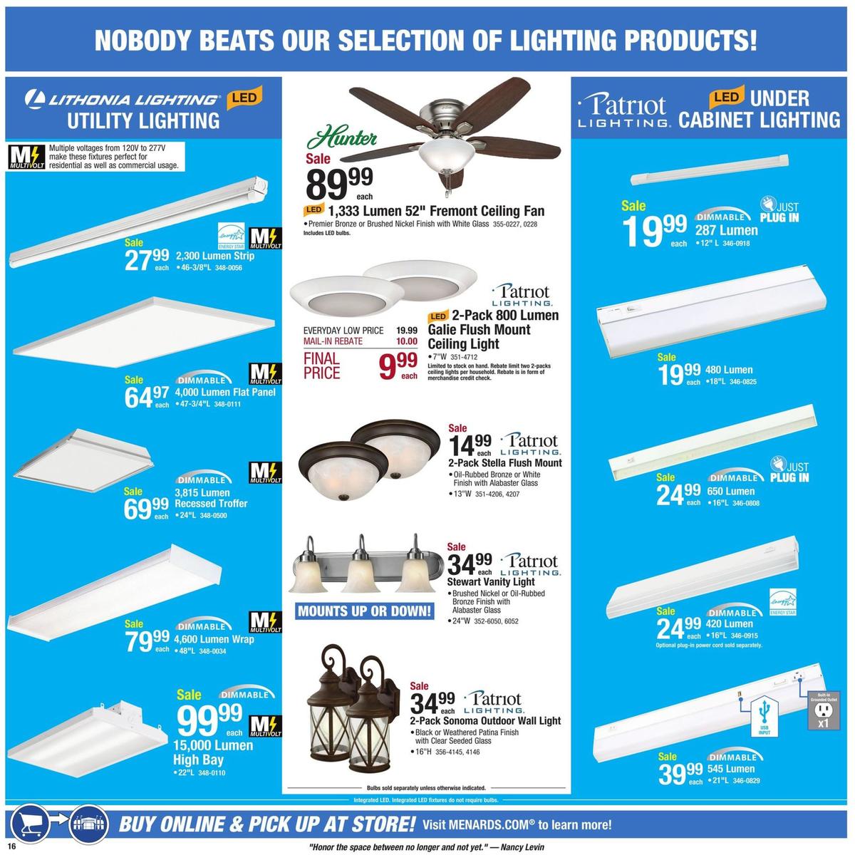 Menards Weekly Ad from August 18