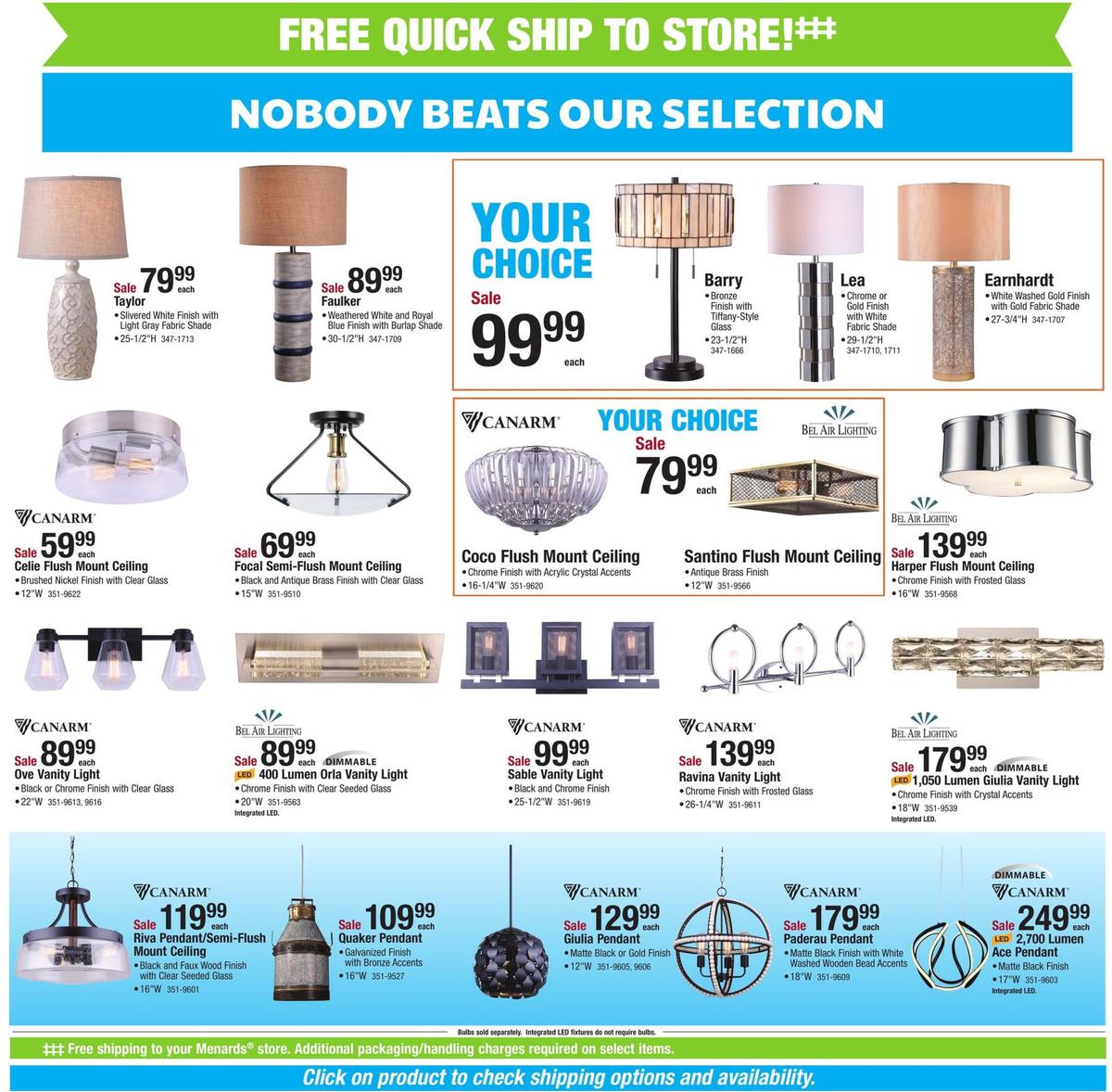 Menards Weekly Ad from August 18