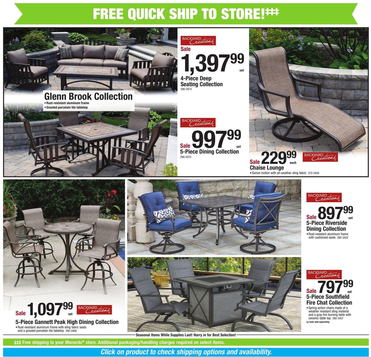 Menards Weekly Ad from August 18