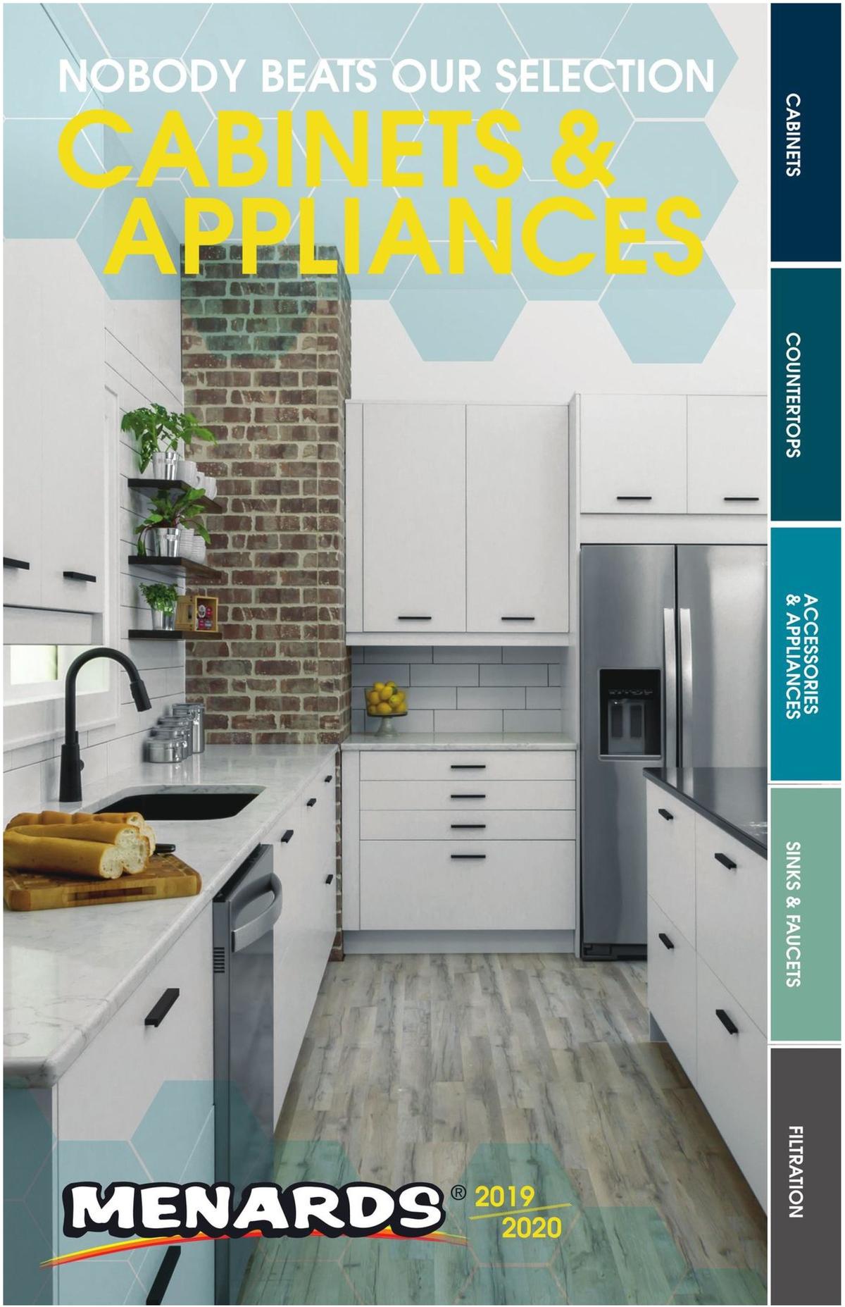 Menards Kitchen & Appliance Catalog Weekly Ad from August 25