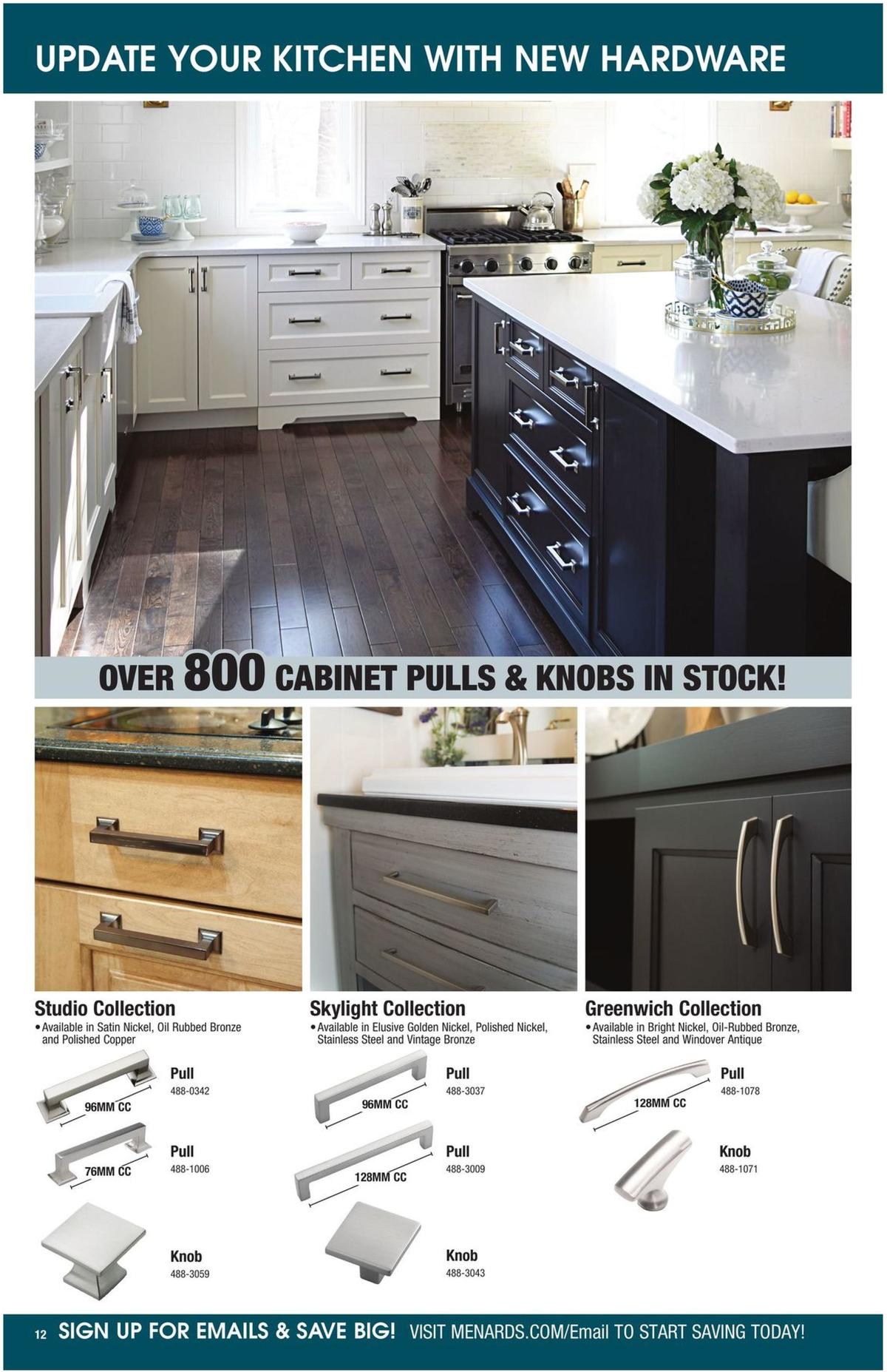Menards Kitchen & Appliance Catalog Weekly Ad from August 25