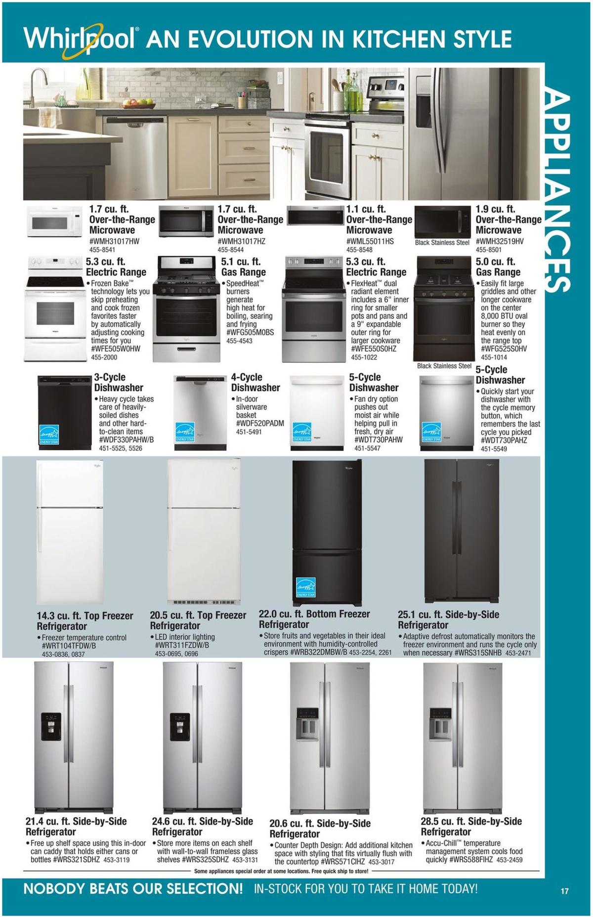 Menards Kitchen & Appliance Catalog Weekly Ad from August 25