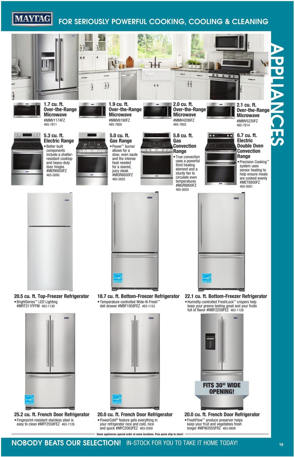 Menards Kitchen & Appliance Catalog Weekly Ad from August 25