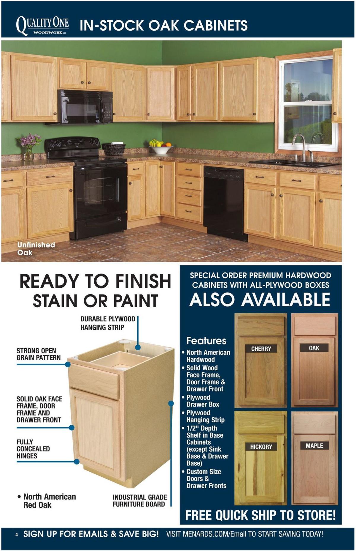 Menards Kitchen & Appliance Catalog Weekly Ad from August 25