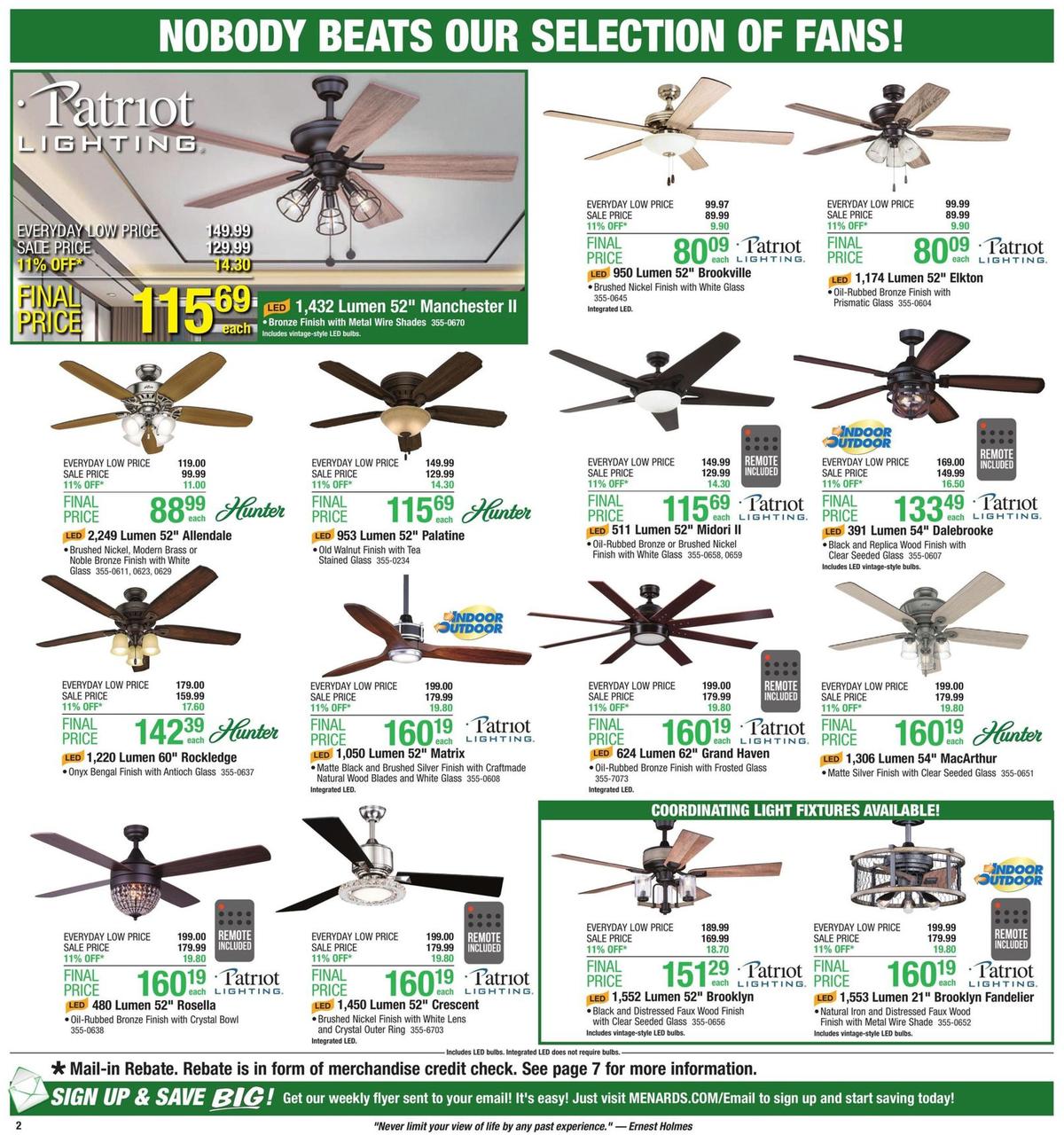 Menards Weekly Ad from September 1