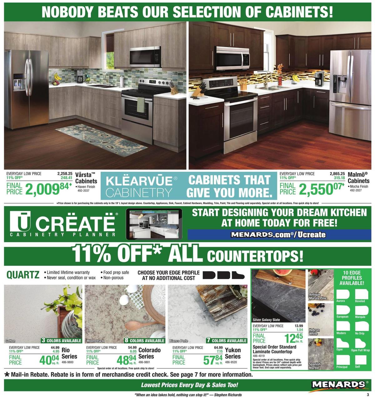Menards Weekly Ad from September 1