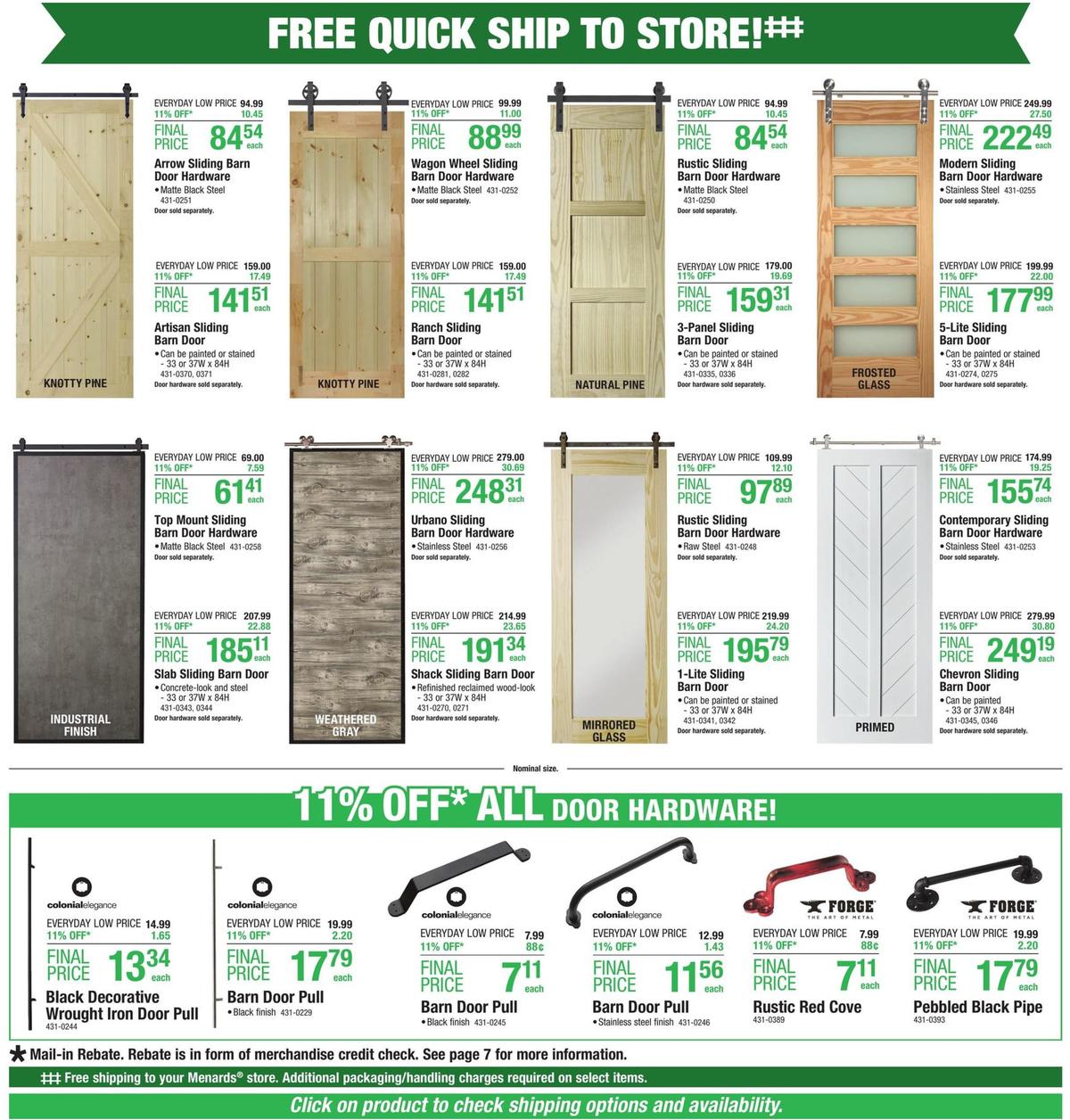 Menards Weekly Ad from September 1
