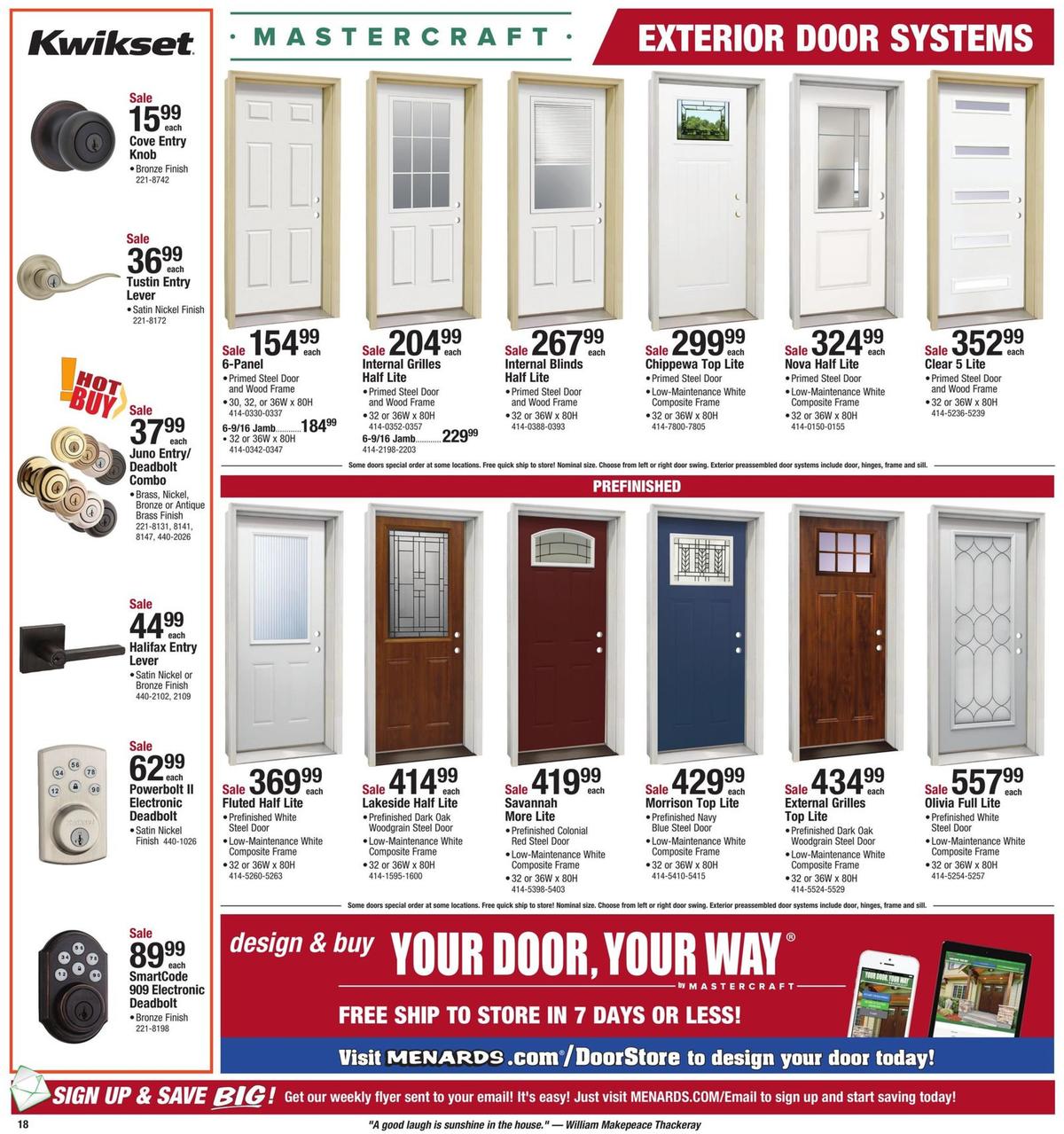 Menards Weekly Ad from September 8