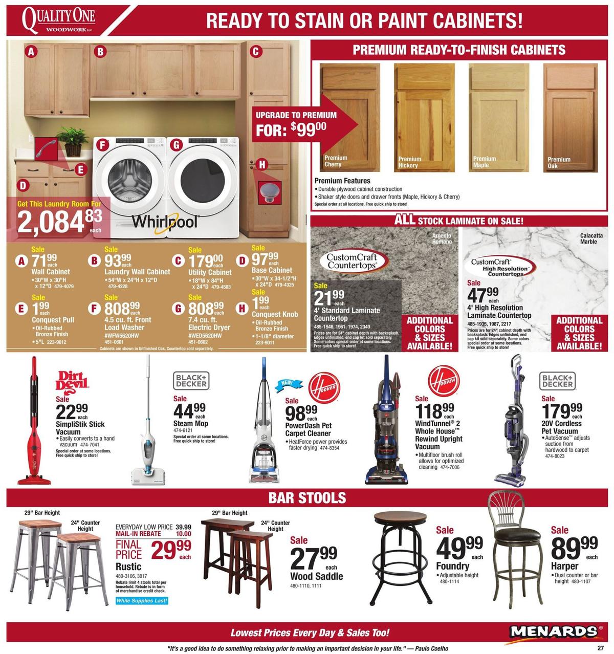 Menards Weekly Ad from September 8