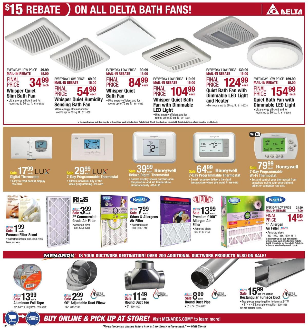 Menards Weekly Ad from September 8