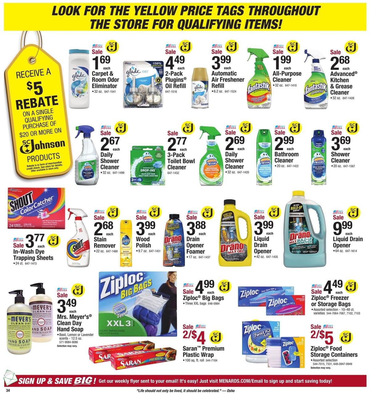 Menards Weekly Ad from September 8