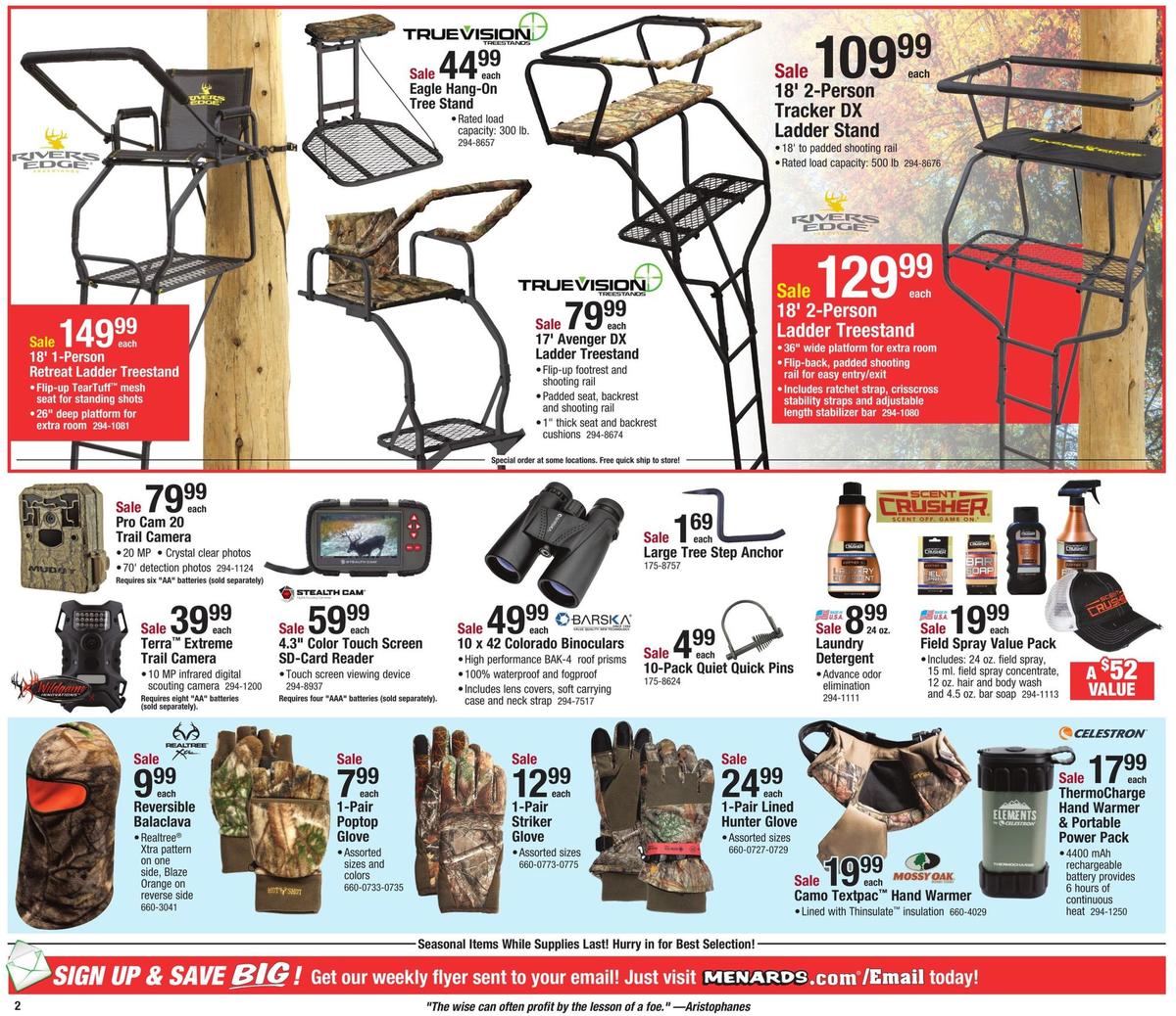 Menards Weekly Ad from September 29