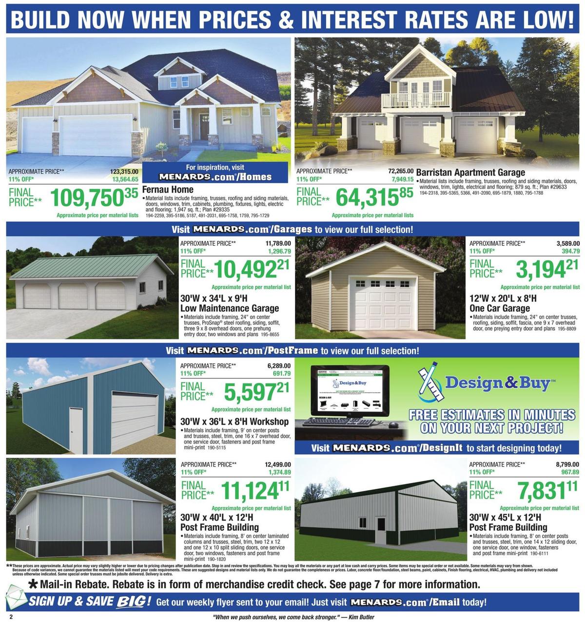 Menards Weekly Ad from October 13