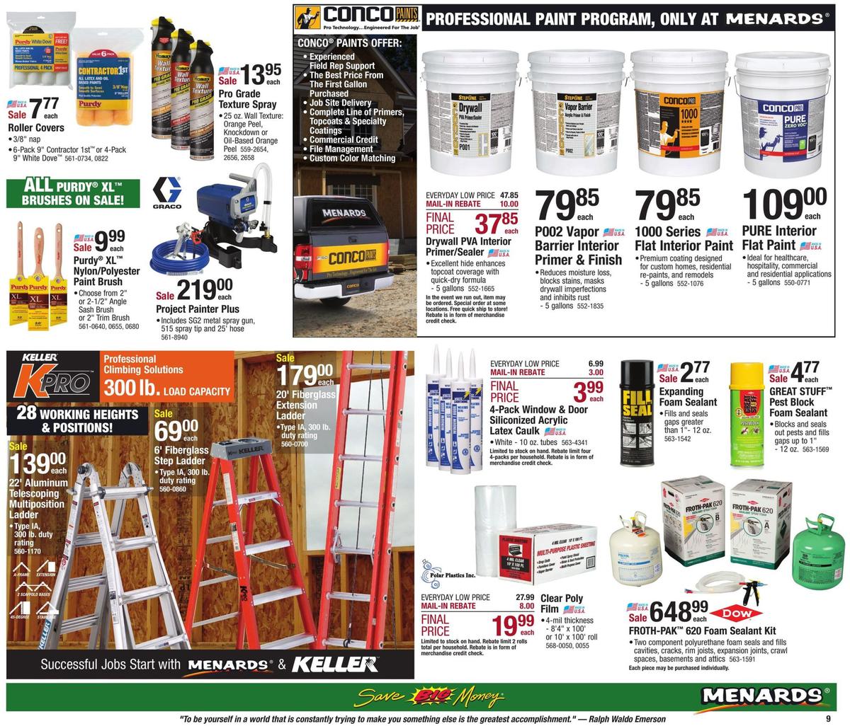 Menards Weekly Ad from October 27