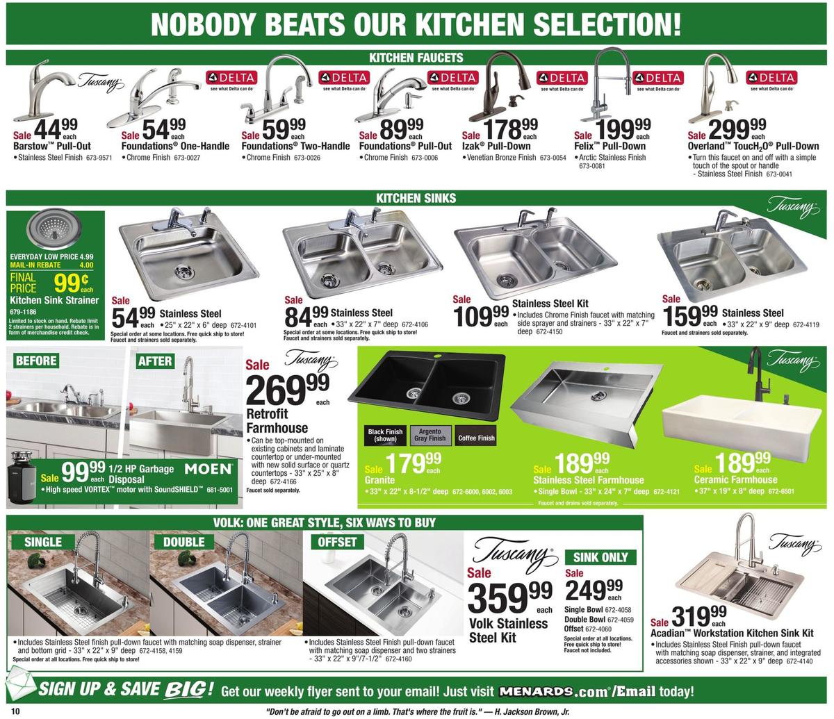 Menards Weekly Ad from October 27