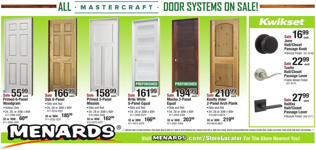 Menards Weekly Ad from October 27