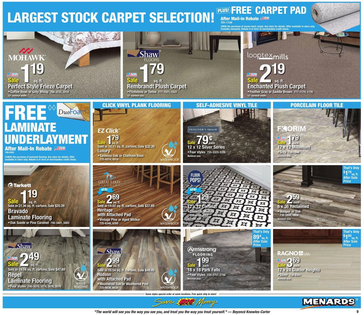 Menards Weekly Ad from November 3