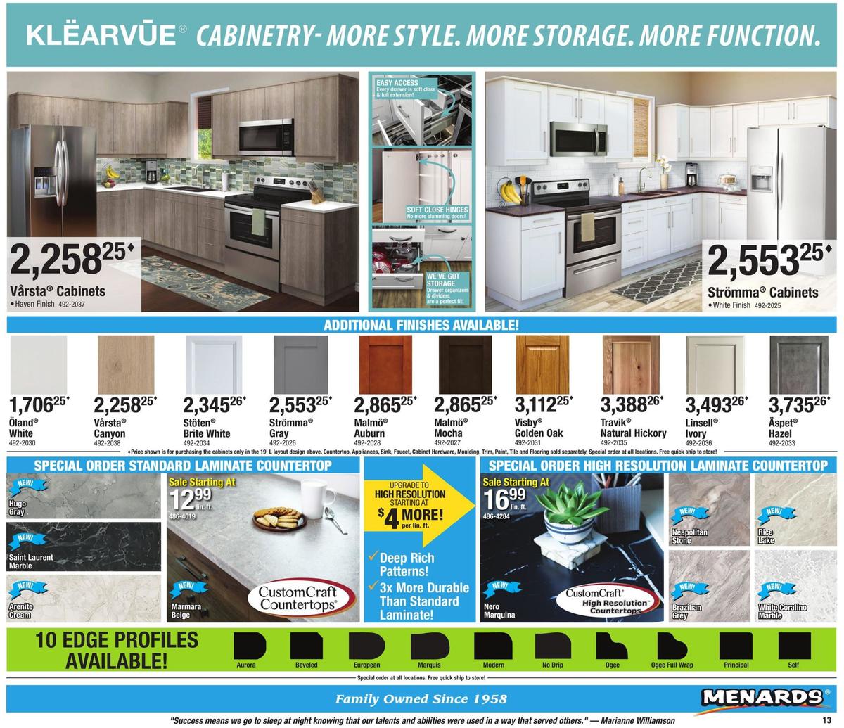 Menards Weekly Ad from November 3