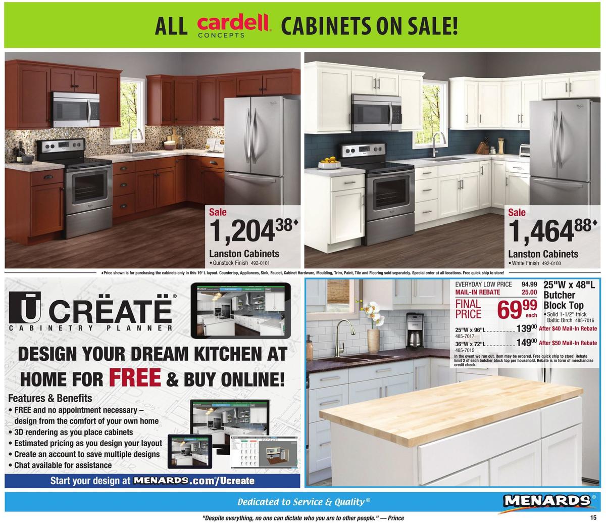 Menards Weekly Ad from November 3