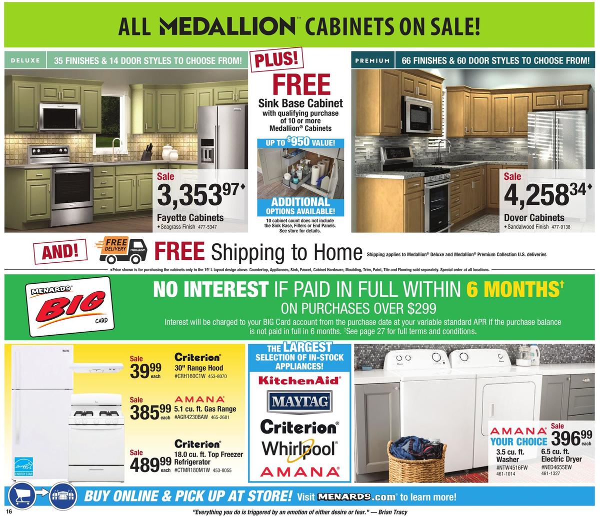Menards Weekly Ad from November 3