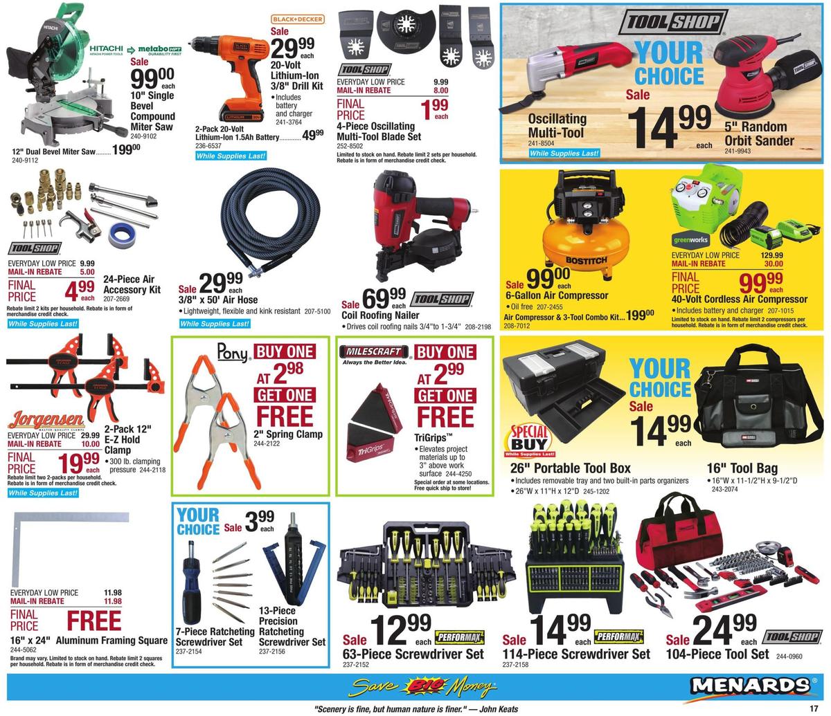 Menards Weekly Ad from November 3