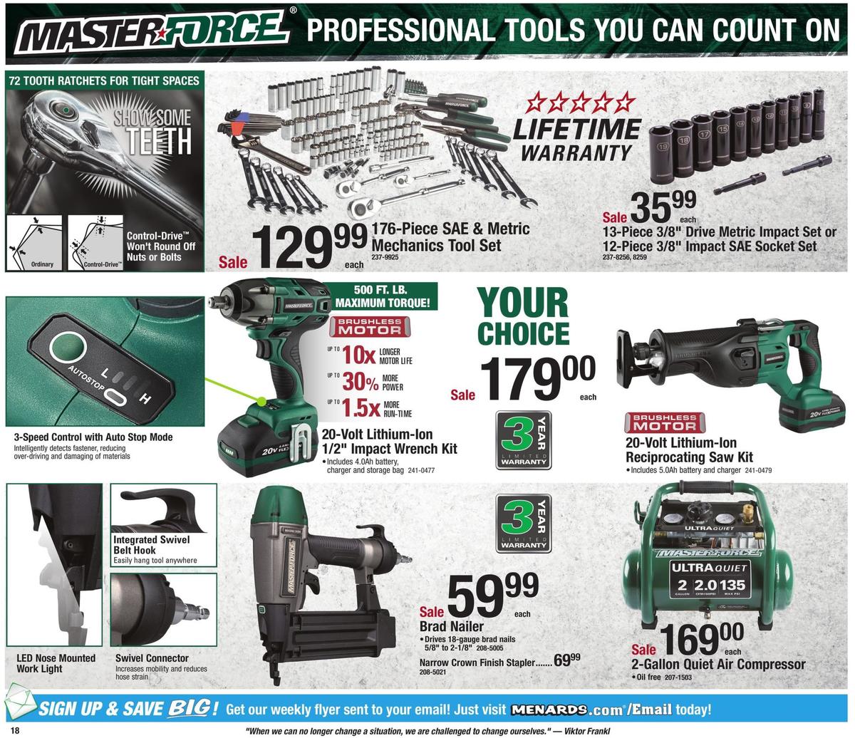 Menards Weekly Ad from November 3