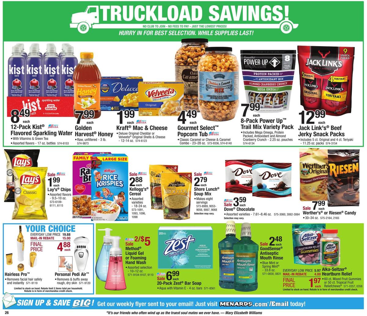 Menards Weekly Ad from November 3