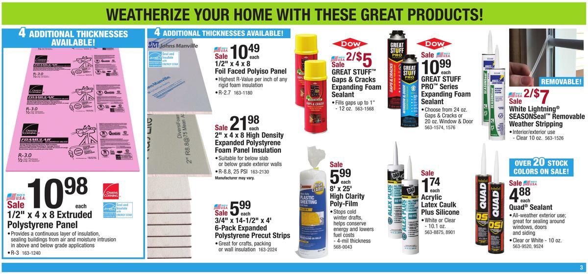 Menards Weekly Ad from November 3
