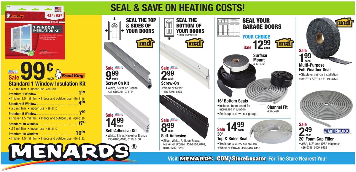 Menards Weekly Ad from November 3