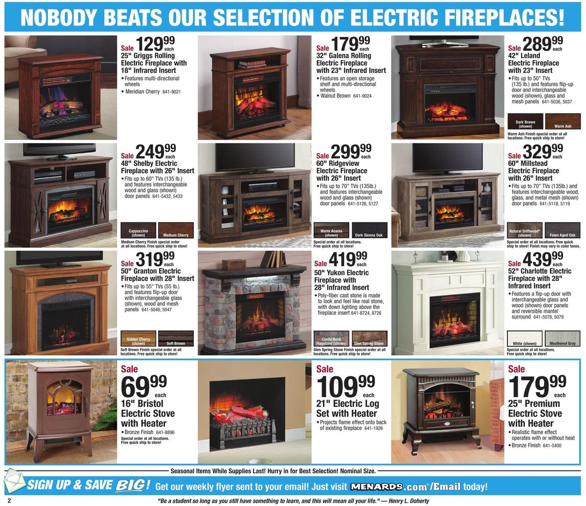 Menards Weekly Ad from November 3