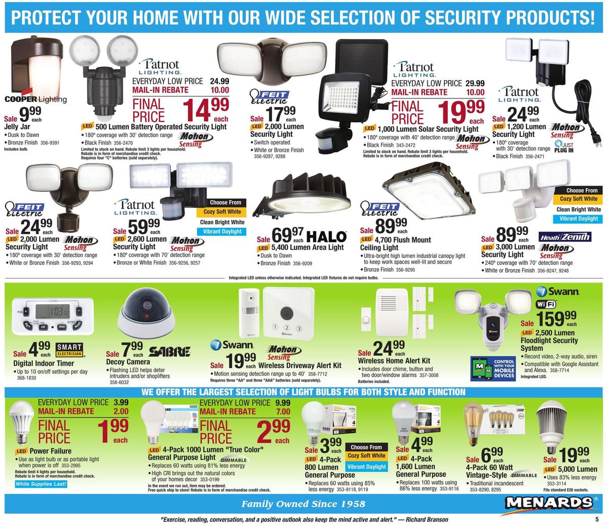 Menards Weekly Ad from November 3