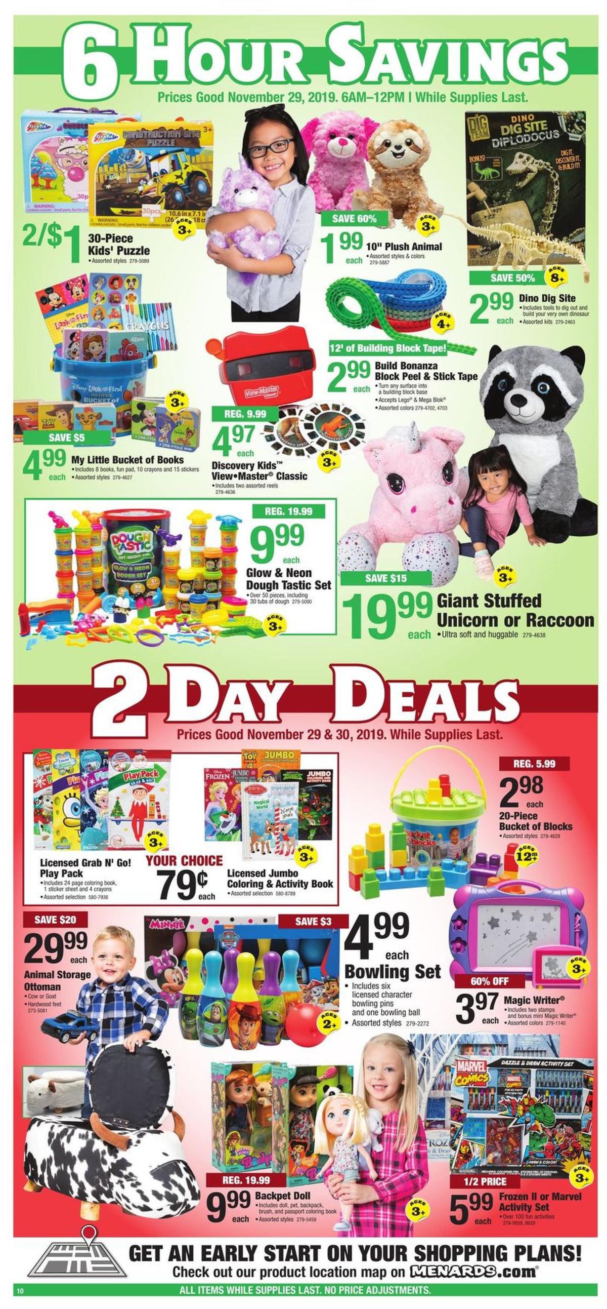 Menards Black Friday Sale Weekly Ad from November 29