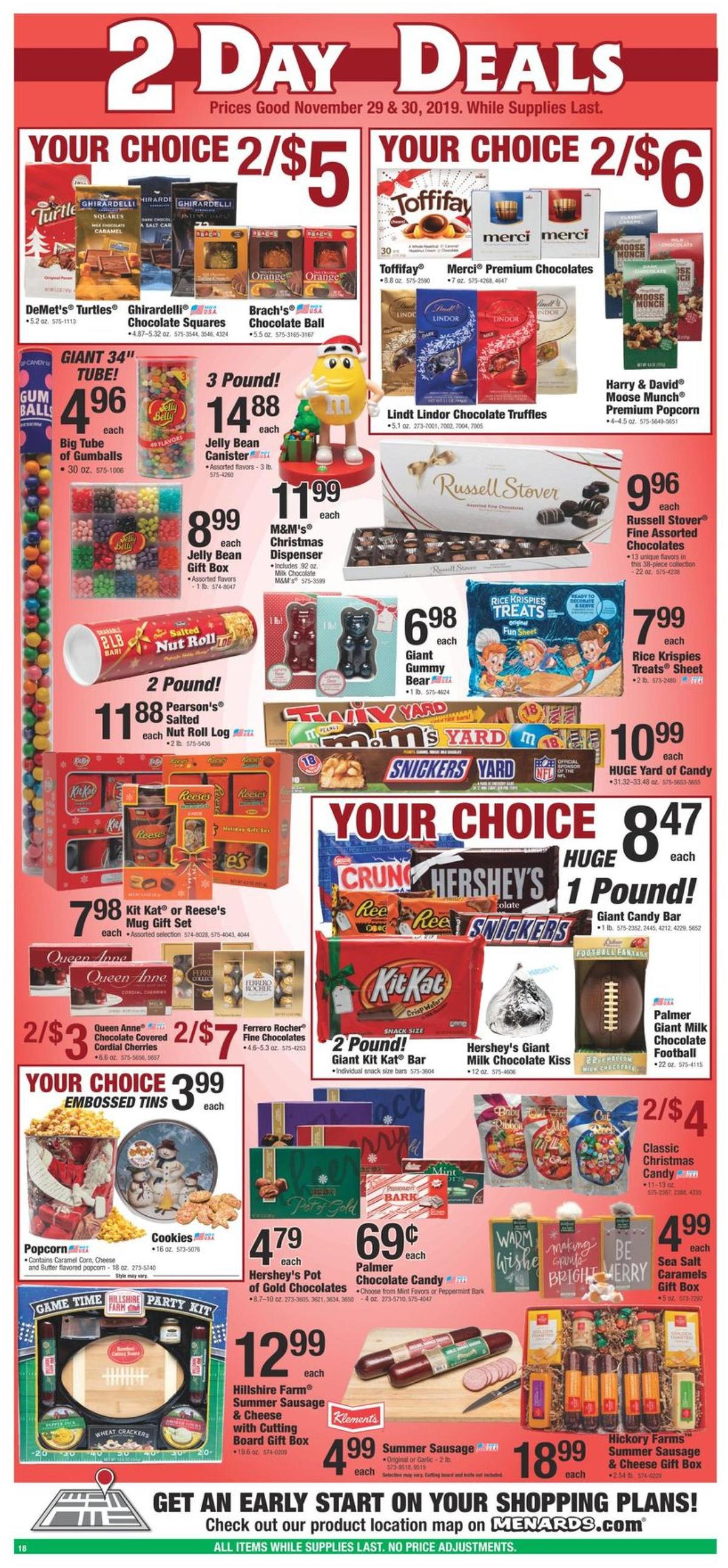 Menards Black Friday Sale Weekly Ad from November 29