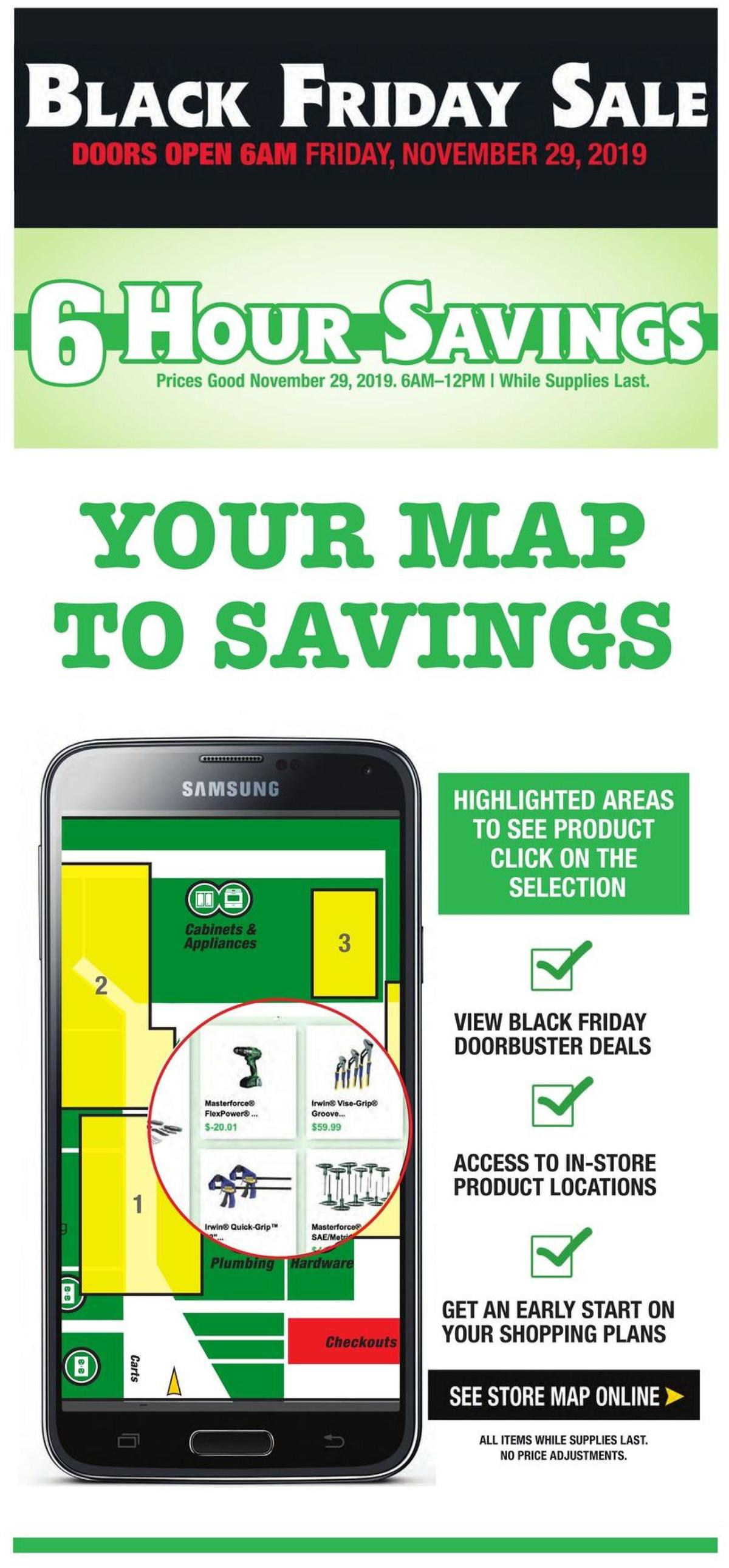 Menards Black Friday Sale Weekly Ad from November 29