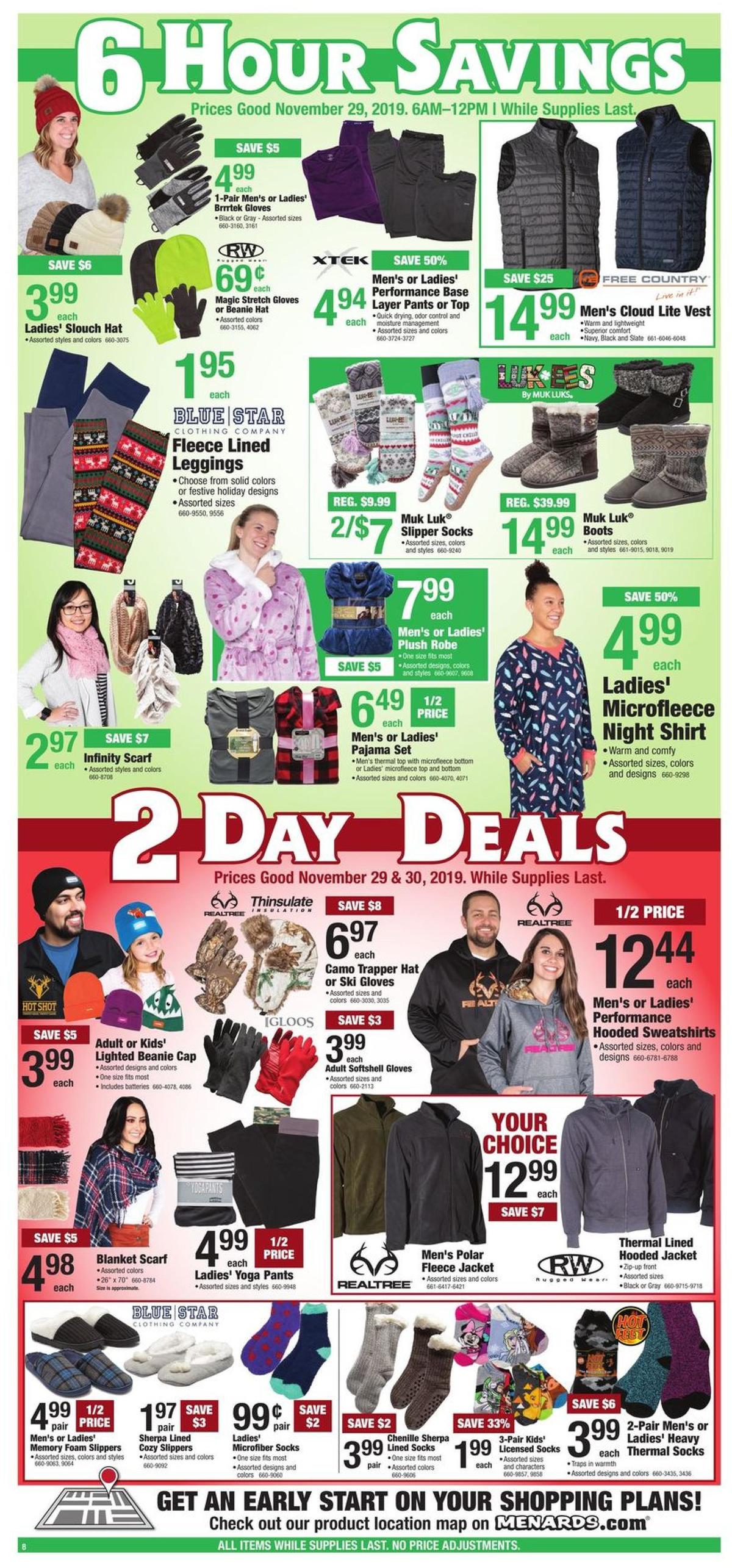Menards Black Friday Sale Weekly Ad from November 29