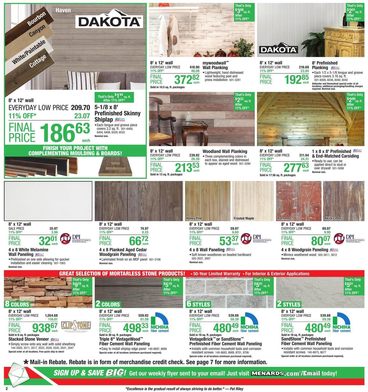 Menards Weekly Ad from December 8