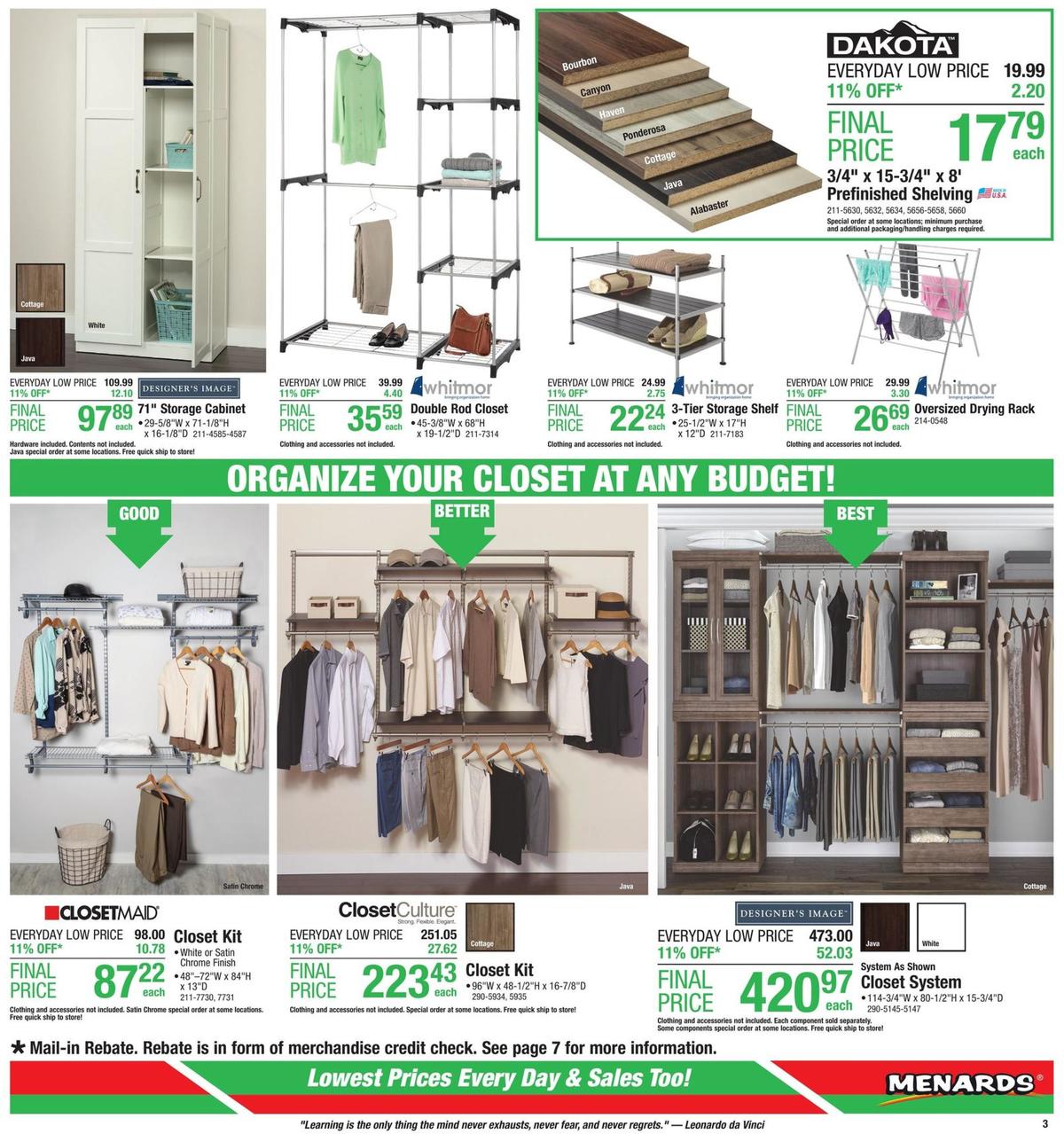 Menards Weekly Ad from December 8