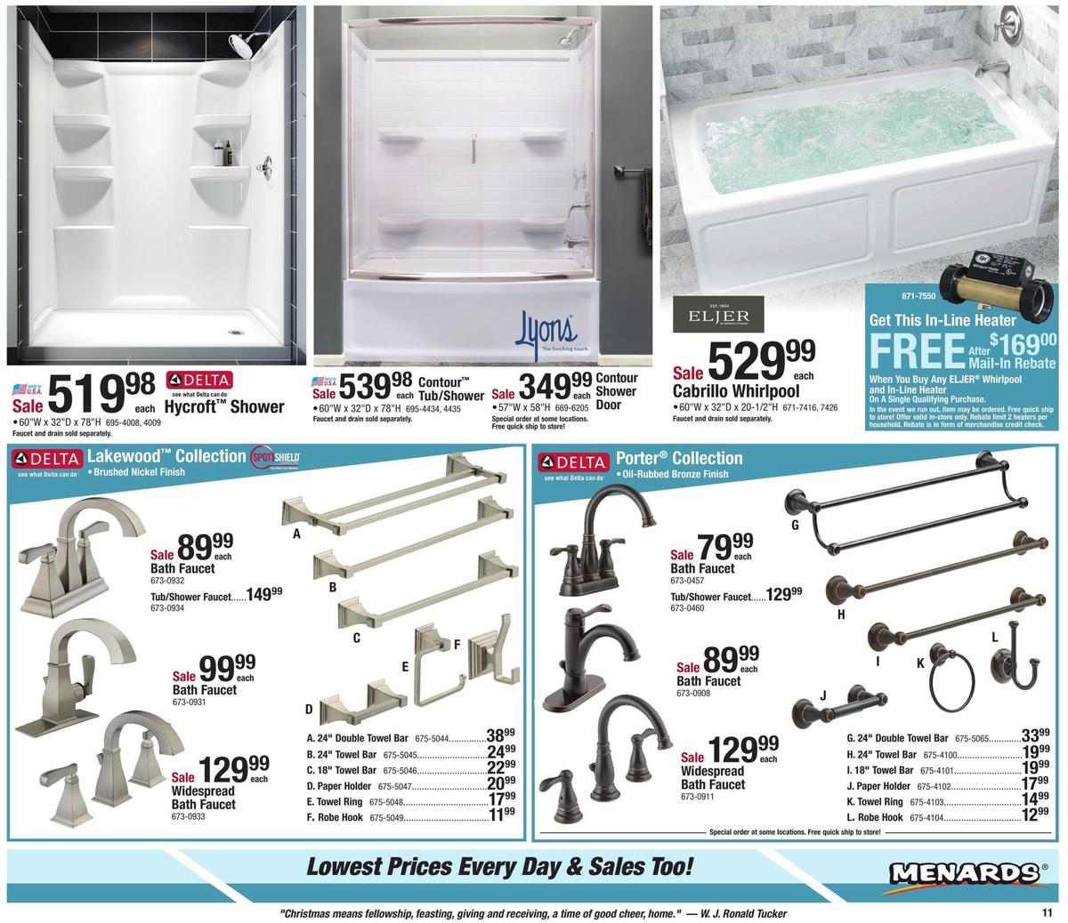 Menards Weekly Ad from December 22