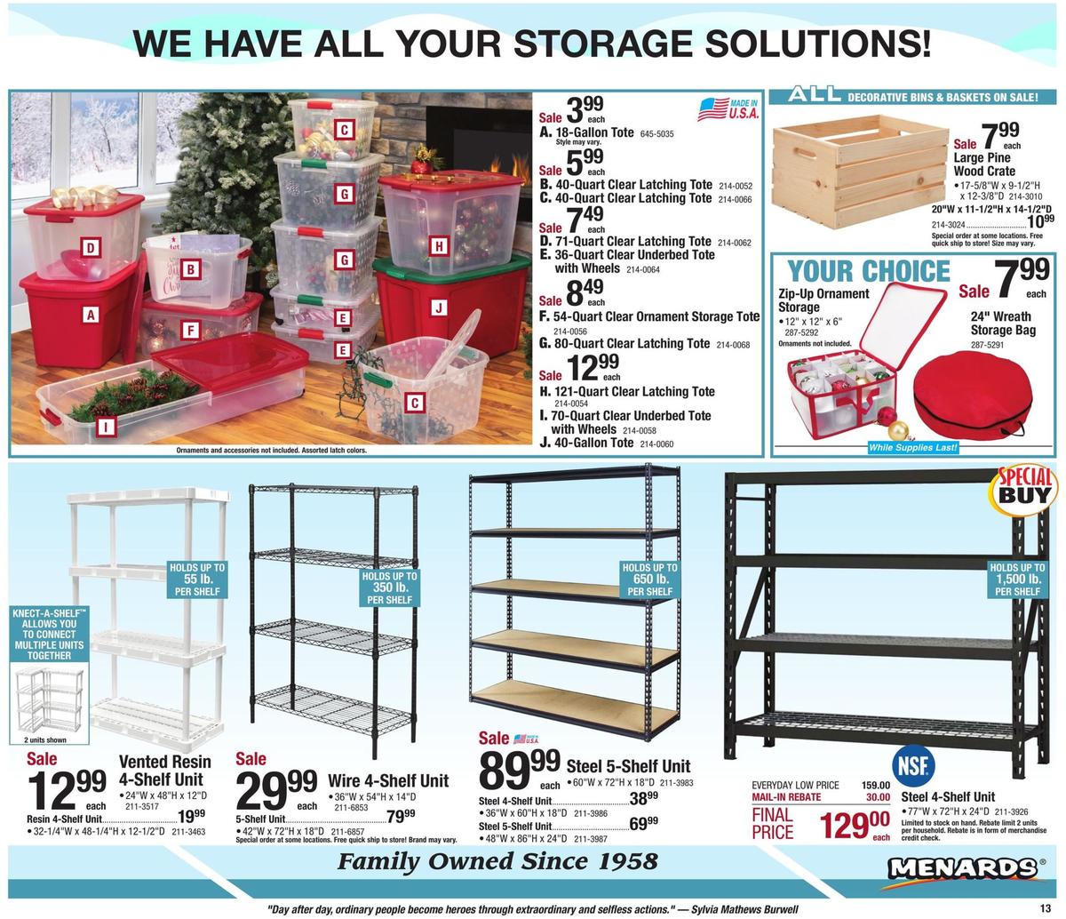 Menards Weekly Ad from December 22