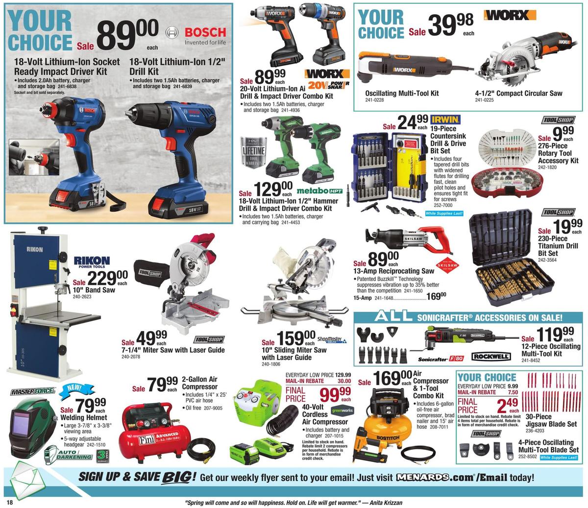Menards Weekly Ad from December 22