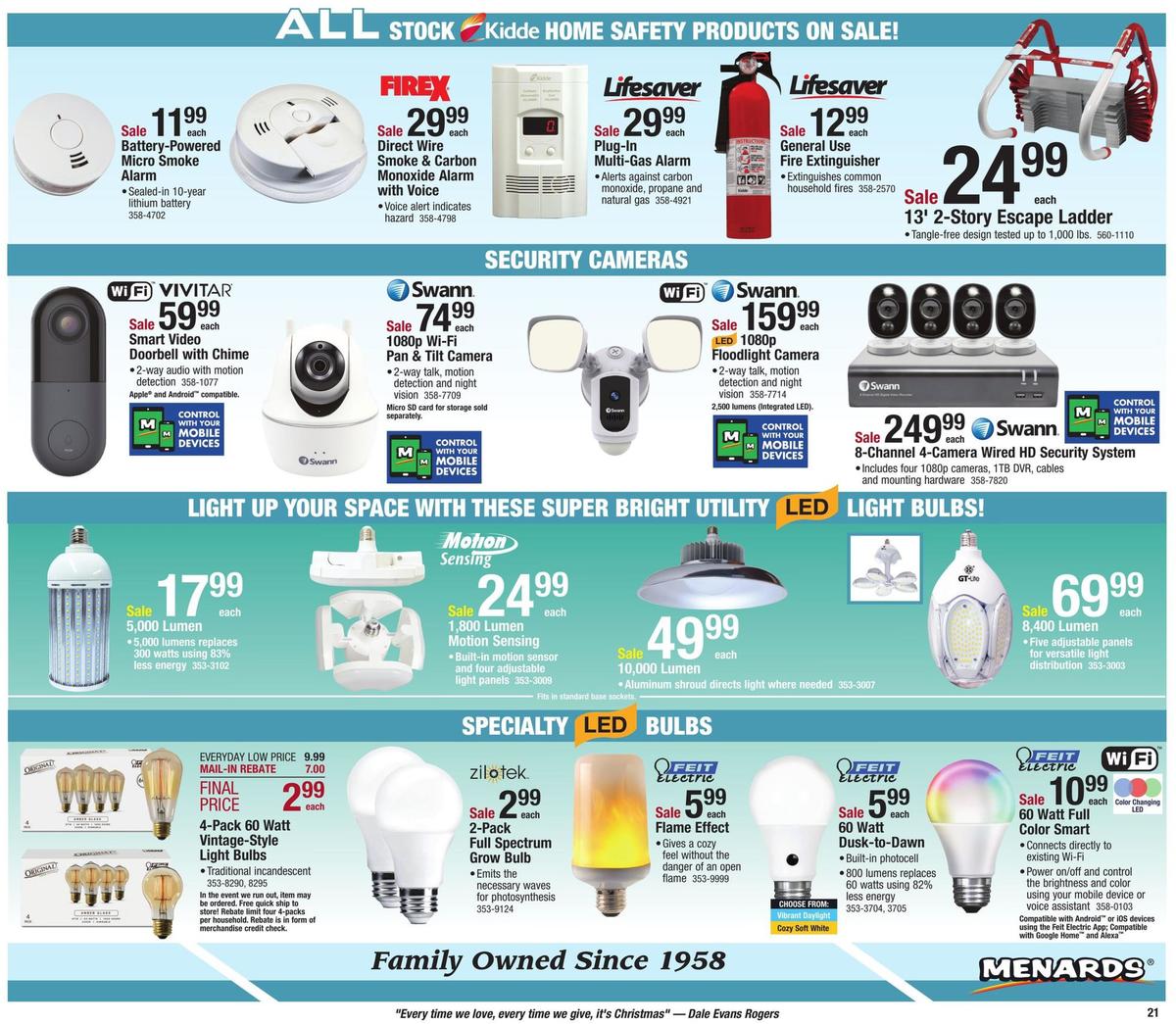 Menards Weekly Ad from December 22