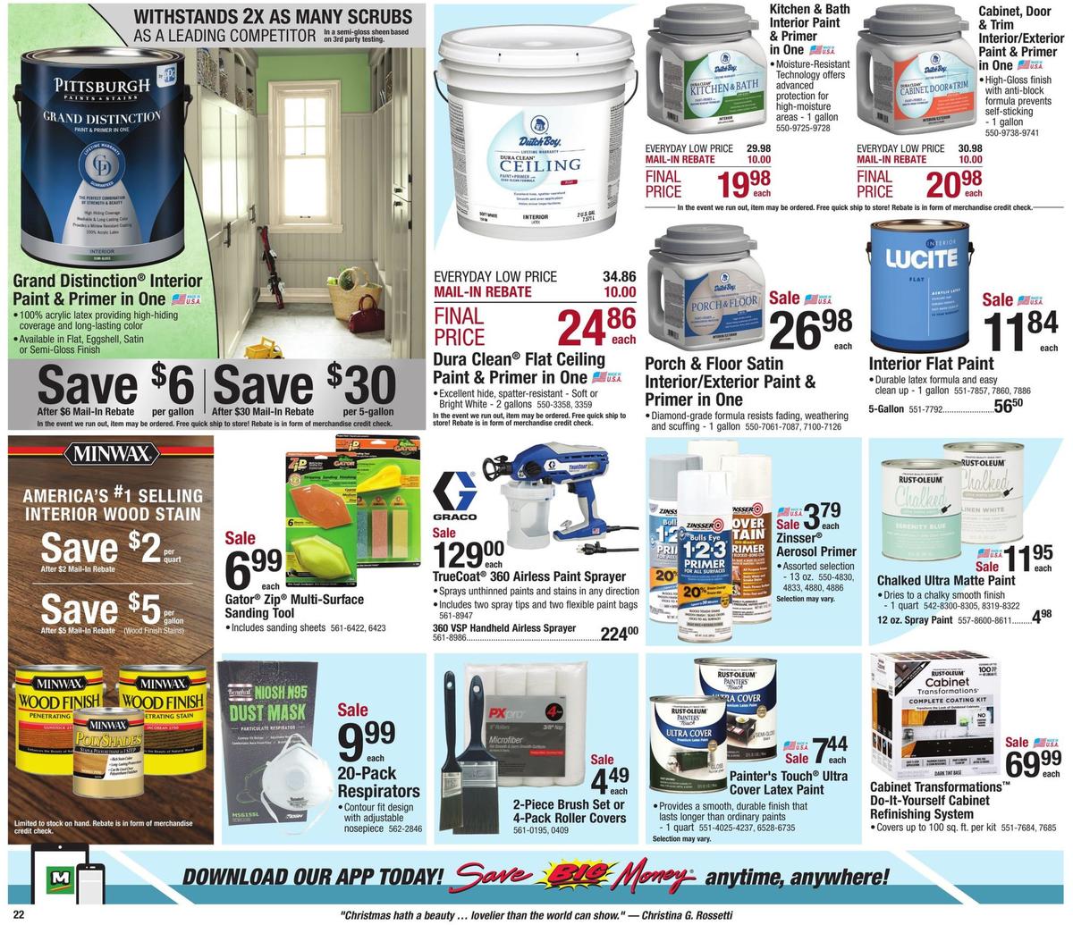 Menards Weekly Ad from December 22