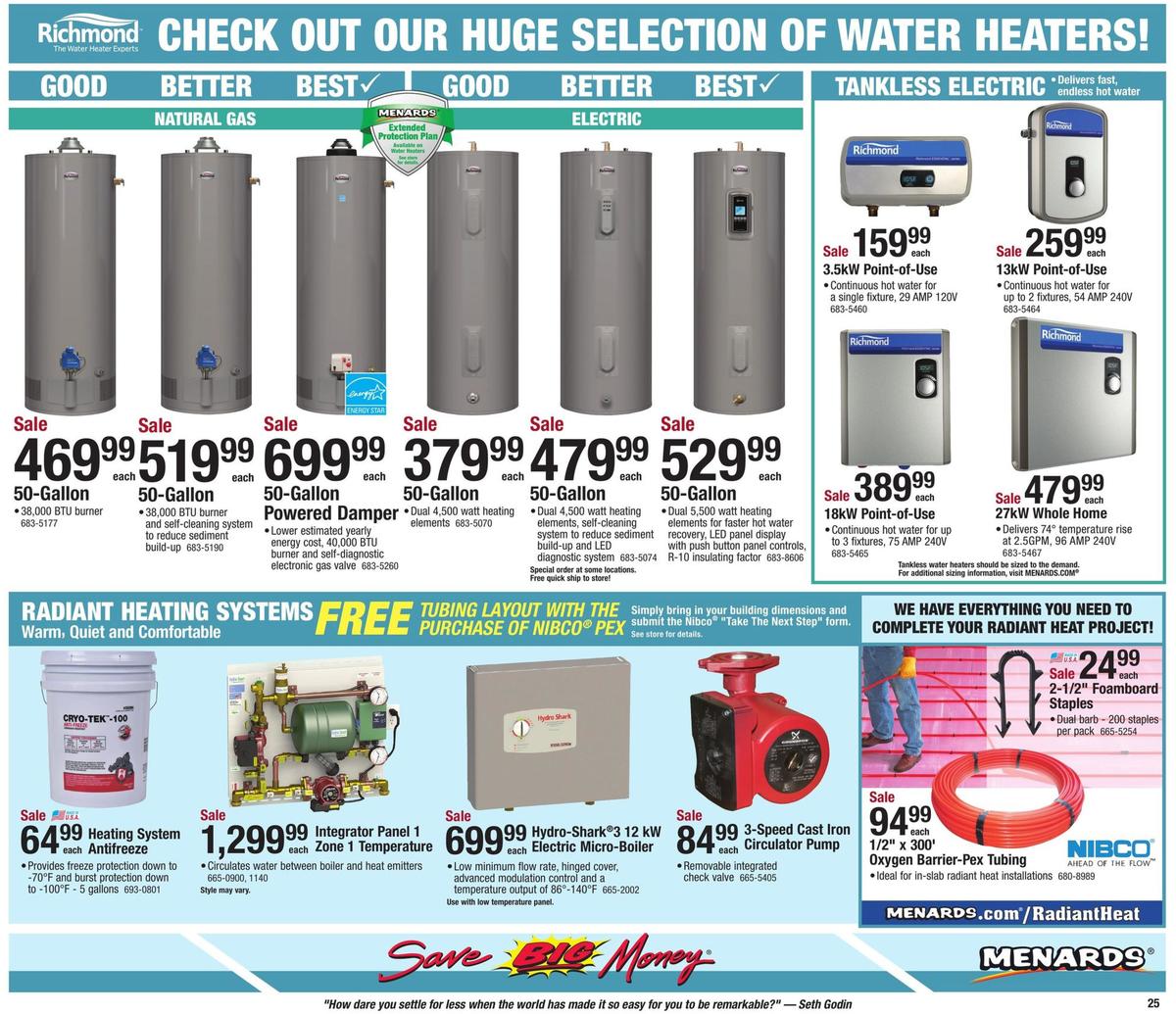 Menards Weekly Ad from December 22